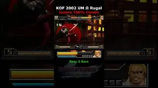 KOF 2002 UM - &Omega; Rugal 100% Brutal Combo!  [THE KING OF FIGHTERS 2002 UNLIMITED MATCH] #shorts