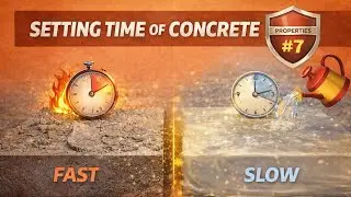 Setting Time of Concrete || Properties of Fresh Concrete #7