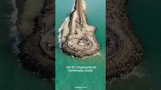 The last road of India- Dhanushkodi🌊 #incredibleindia #dji #india