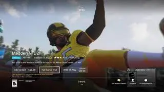 PS4 - how to download Madden NFL 21 [Full Game - Free Trail]