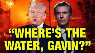 Trump asked. Where's the water, Gavin?