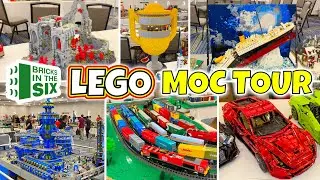 AMAZING LEGO MOCs at BricksInTheSix 2023 | Full LEGO Convention Tour