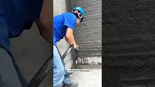 Wall Plastering by Machine | Professional Construction Work #shorts