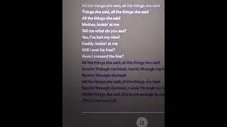 all the things she said.. (sped up)