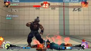 UFGT9 Salty Suite: Kineda(Akuma) vs. CORN | alucarD(E.Ryu) FT3 w/ Runback