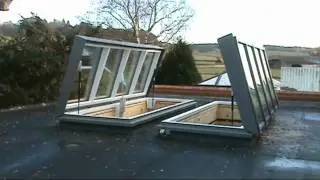 Lift Top Opening Glazed Rooflights