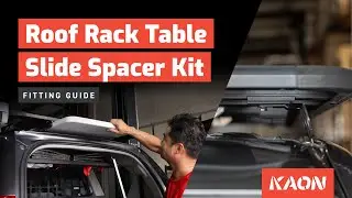 Adding Spacers to the Rhino-Rack Backbone &ndash; How to add the Roof Rack Table Slide