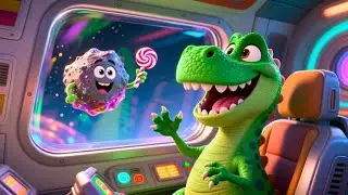 Dino Dexter and the Jelly Rocket | Fun Dinosaur Rhyme for Kids | Nursery Rhymes & Songs for Children