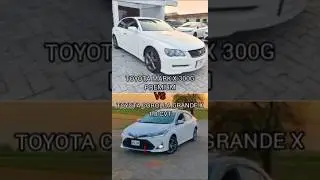 Toyota Mark X 300G premium Vs Corolla Grande X 1.8 Cvt Battle!🔥#like #shorts #share #subscribe