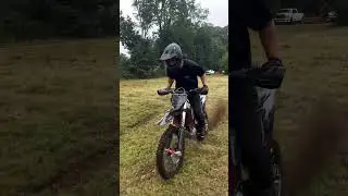 Rolling burnout on ktm350 #dirtbike #rolling #ktm #offroad #black #fyp #shorts #350 #automobile #red