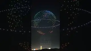 Дрон шоу в Бухаре
