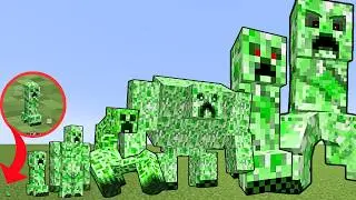 what creeper explosion is the most powerful in minecraft?