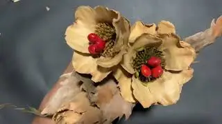 Flor con Bijao/Calathea lutea