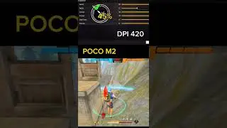 POCO M2 headshot sensitivity settings for Free Fire #shorts #viral #free_fire_shorts
