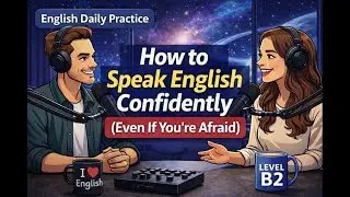How to speak english confidently | Daily practice | B2