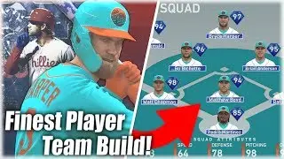 The All Finest Player Team Build! These Cards Are Insane! MLB The Show 19 Diamond Dynasty Gameplay