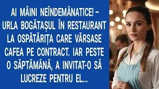 Ai m&acirc;ini ne&icirc;ndem&acirc;natice! &ndash; urla bogătașul &icirc;n restaurant la ospătărița care vărsase cafea pe contract