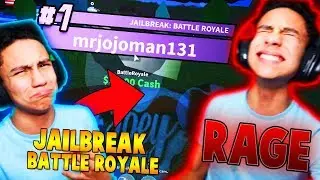KID RAGING OVER JAILBREAK BATTLE ROYALE?! (Roblox Jailbreak)