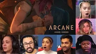 Reactors Reaction to the YOU ARE A JINX Scene | Arcane League of Legends Season 1 Episode 3 (2021)