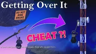 Getting over it - CheckPoint trick! nifty cheat🙃