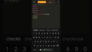 HOW TO MAKE CHECK BOXES IN HTML??? #html #programming #android