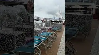 ship tour of ambassador ambition cruise line in dundee today pool area