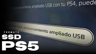 C&oacute;mo formatear SSD como memoria en USB en PS5 ?