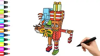 Como Dibujar  LA JOLLY GRANDE!  Steal a Brainrot ROBLOX (La Christmas Grande)