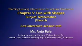 NCERT  Chapter 5: Fun with Shapes   Subject: Mathematics   (Class:III)  Live