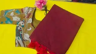 Handloom kalamkari Readymade blouse 9025956417