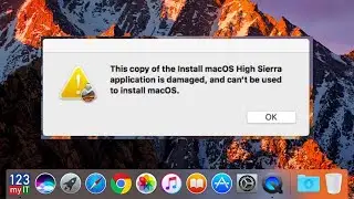 This Copy Of The Install Mac OS Application Is Damaged