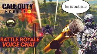 I played Call Of Duty Battle Royale using voice chat, we ruled | Call Of Duty Mobile Squads | 3vs4s