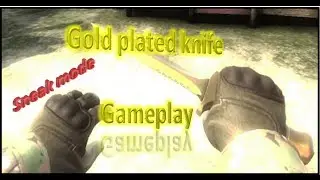 GOLD KNIFE SWAG! CoD Ghosts: Gold plated knife gameplay
