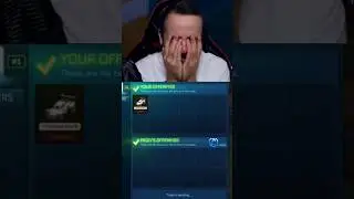 Обмен, но я ОБЯЗАН принять ПЕРВОЕ ПРЕДЛОЖЕНИЕ 🫠🤯 #rocketleague #jynxzi