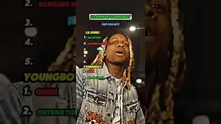 LIL DURK 🆚 YOUNGBOY 💽🎶 (Hit for Hit) | #raptok #hiphop #rap#music#ranking#fyp#foryou#lyrics