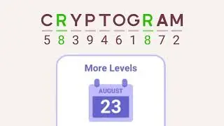 Cryptogram Daily Challenge August 23 2024 - 'Welcome to Rio' Answers