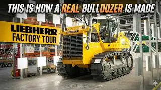 LIEBHERR Bulldozer Factory 👉 Full Production Walkthrough Documentary
