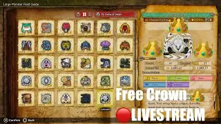 Monster Hunter Wilds | Friday 🔴 LIVE Free CROWN FARMING!! (Helping you with Quest)