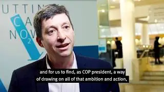 Countdown to COP conference: Nick Bridge, Special Representative for Climate Change.
