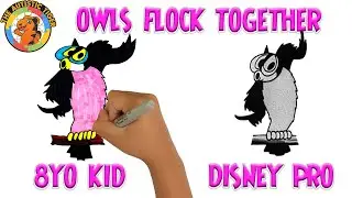 Owl | Birds of a Feather  - How to Draw Disney's Silly Symphonies Easy