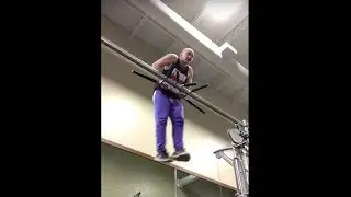 Muscle ups @ 300lbs CALLING OUT CHUCK BASHER!!!