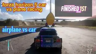 FORZA HORIZON 5 _ racing an Airoplane in first (showcase Event) 4k 60fps gameplay