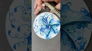 【JJ禪繞三明治】Week9 #JJZentangleSandwich #JJTripleTangle #禪繞圖樣 #官方圖樣 #zentangle #禪繞 #tanglepatterns