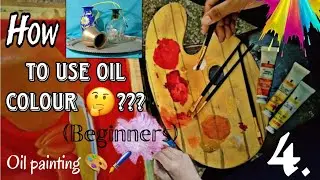 oil me main object pe colour kaise kre???🎨🖌️#subscribe #oiltutorial #oilpainting #viral #oilcolours