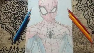Spider man art # Ronak art #