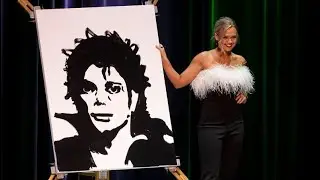 Michael Jackson Speed Painting Talent Presentation: Miss Lighthouse Coast, Maya Schuhknecht
