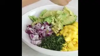 Mango avocado salsa