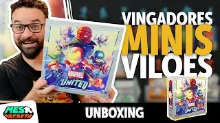 Marvel United | Detalhes dos componentes | Unboxing