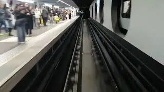 Lyon Metro - Charpennes - Saxe - Gambetta with an MPL16 733 - 734 