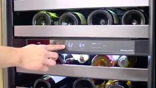 Wine Cellar and Beverage Center with Two Temperature-Controlled Zones | KitchenAid